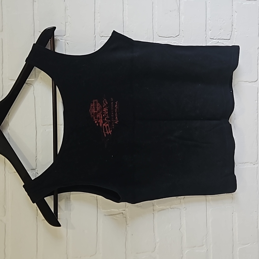 Harley-Davidson Black Tank Top with Red Graphic - Picture 4 of 7